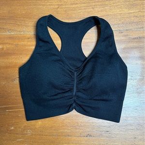NVGTN Ribbed racer back sports bra